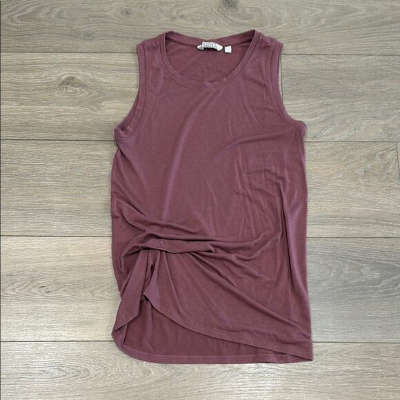ATHLETA Crushed Berry‎ Threadlight Twist Side Active Workout Yoga Tank Top Sz XS - Picture 2 of 9